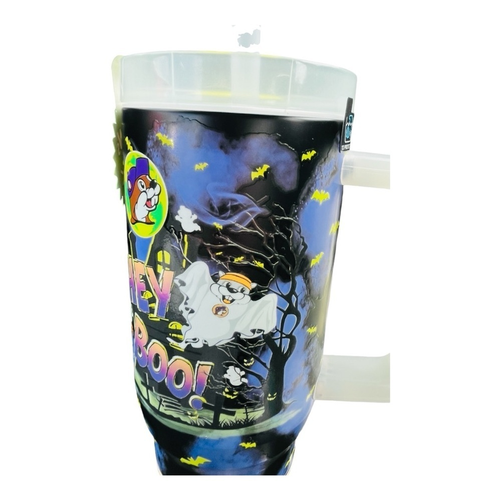 Buc'ees Halloween Yukon Tumbler 40oz "Hey Boo" Glow In Dark - Picture 5 of 6